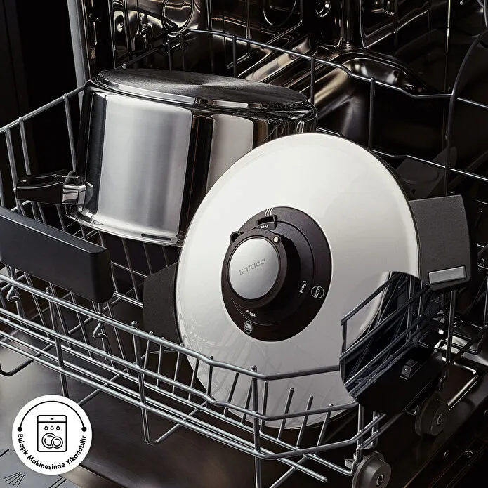 Karaca Quick and Safe İndüksiyon Tabanlı Düdüklü Tencere Seti 6+8 Lt