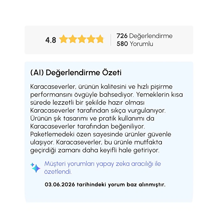Karaca Quick and Safe İndüksiyon Tabanlı Düdüklü Tencere Seti 6+8 Lt