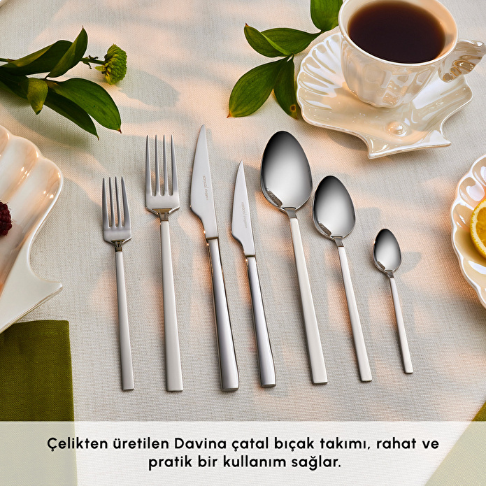 Karaca New Davina 84 Parça 12 Kişilik Çatal Kaşık Bıçak Takımı