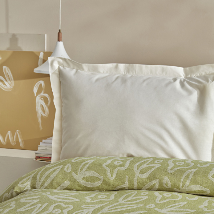 Karaca Home Bouquet Çİft Kişilik Müslin Pike Yeşil