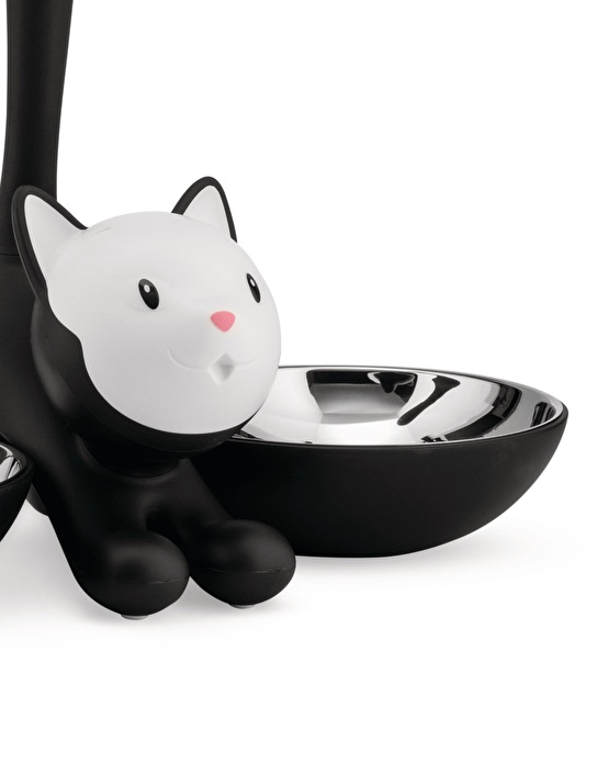 Alessi Tigrito Gri Kedi Mama Kabı 32x16x28 Cm Sh