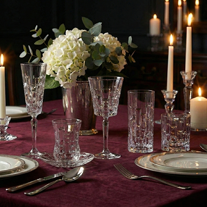 RCR Etna Yüksek Kalite Cam 6'lı Flüt Kadeh Seti 190 ml