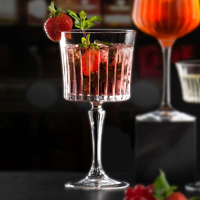 RCR Timeless Yüksek Kalite Cam 4'lü Kokteyl Bardağı Seti 500 ml