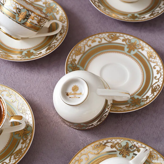 Weimar Andrea Of Spoleto 6 Parça Kahve Takımı Yeşil