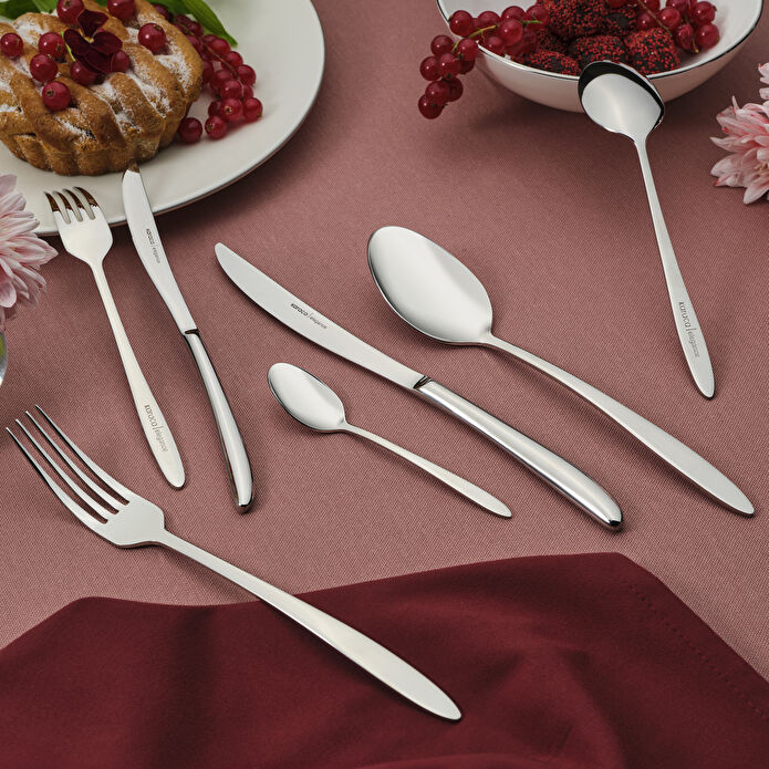 Karaca New Athena Elegance Kutulu 84 Parça 12 Kişilik Çatal Kaşık Bıçak Seti