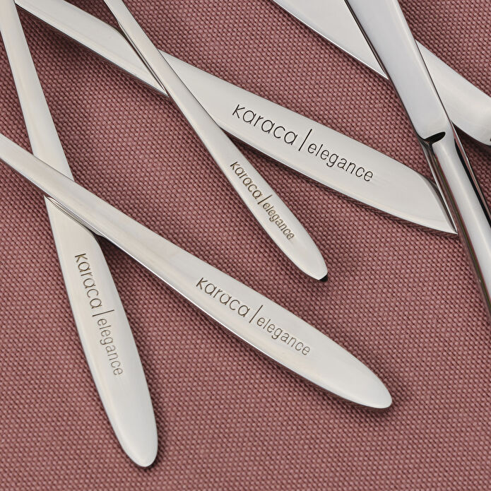 Karaca New Athena Elegance Kutulu 84 Parça 12 Kişilik Çatal Kaşık Bıçak Seti