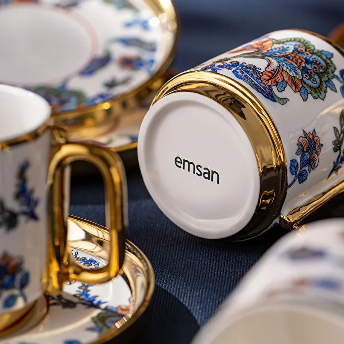 Emsan Kandilli 6 Kişilik Kahve Fincan Takımı