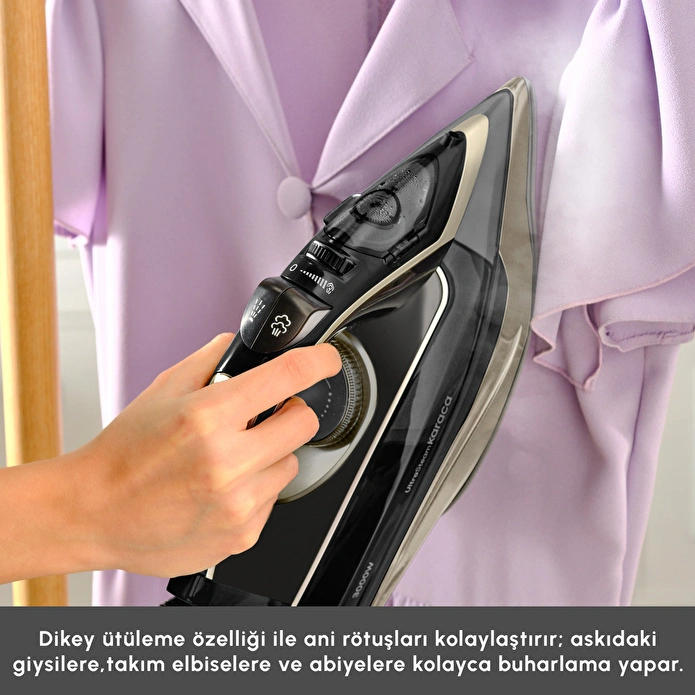 Karaca Vantuz Ultrasteam Buharlı Ütü Black Gold