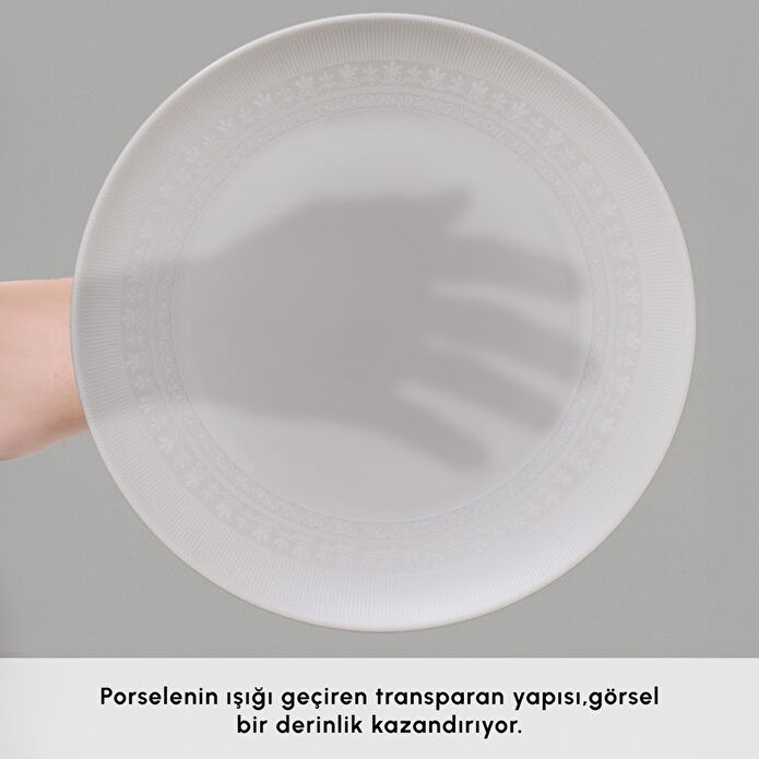 Karaca Forever Bone Artiste 53 Parça 12 Kişilik Yemek Takımı 