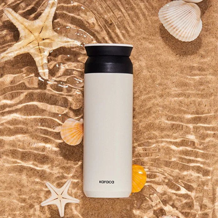 Karaca Rainbow Çelik Sızdırmaz Termos Krem 500 ml