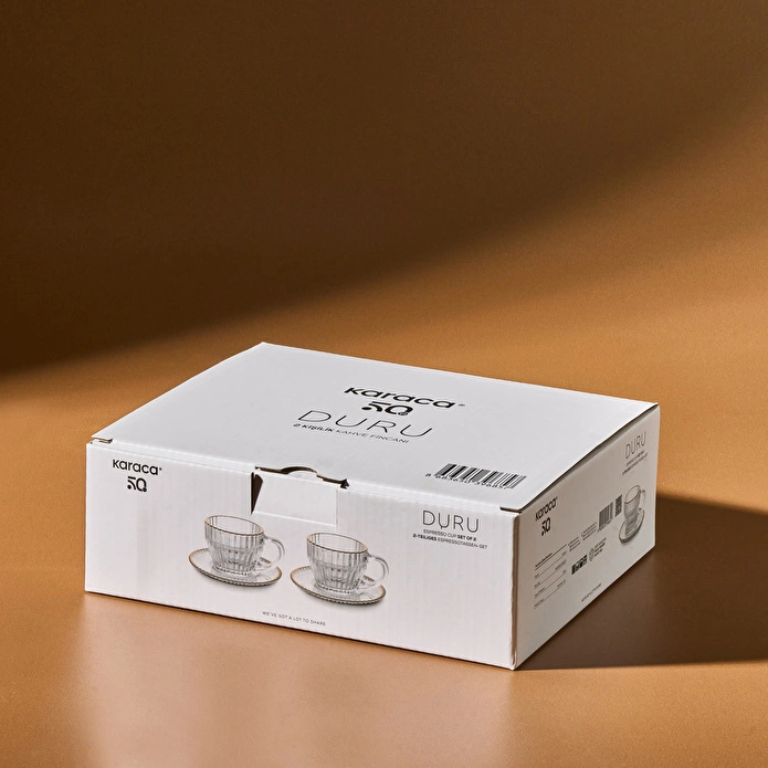 Karaca Duru 2 Kişilik Kahve Fincan Takımı 110 ml