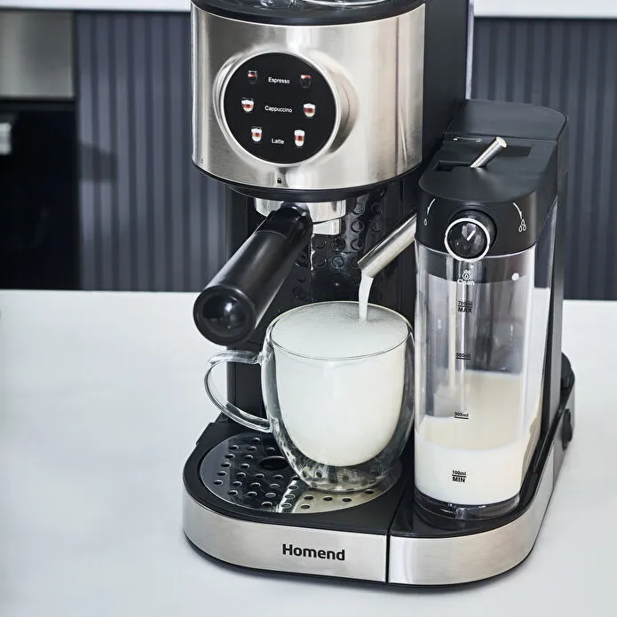 Homend Coffeebreak 5015H Süt Köpürtücülü Otomatik Espresso Makinesi 700 ml 1470W