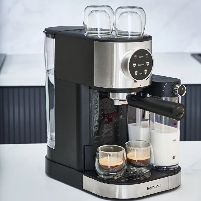 Homend Coffeebreak 5015H Süt Köpürtücülü Otomatik Espresso Makinesi 700 ml 1470W