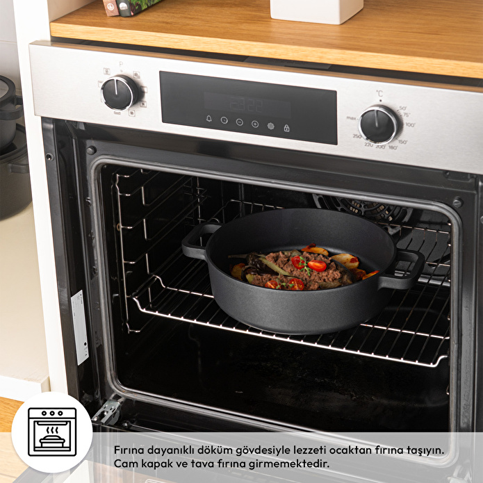 Emsan Signature Alüminyum Döküm 7 Parça Tencere Seti Siyah