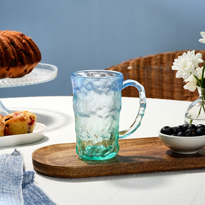 Karaca Glacier Mug Mavi Yeşil 350 ml