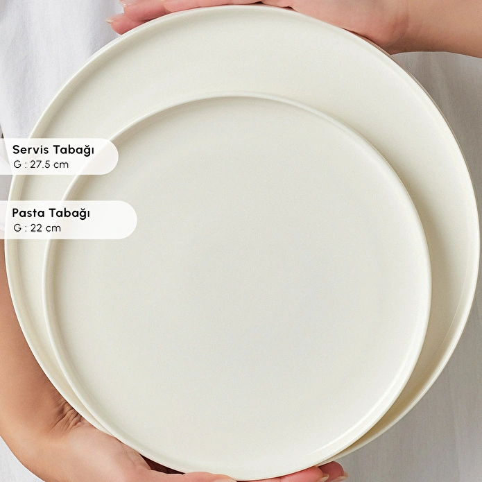 Karaca Stream Bone Sunset White 53 Parça 12 Kişlik Yemek Takımı