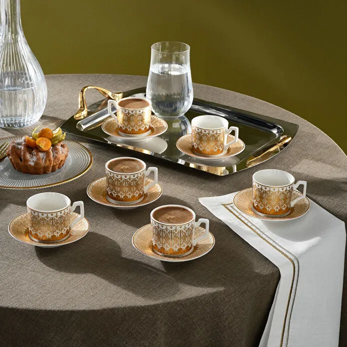 Karaca Aslı 6 Kişilik Kahve Fincan Takımı