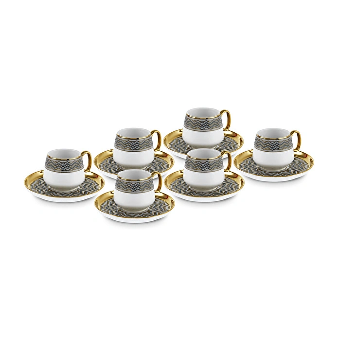 Karaca Suadiye 6 Kişilik Kahve Fincan Takımı 90 ml