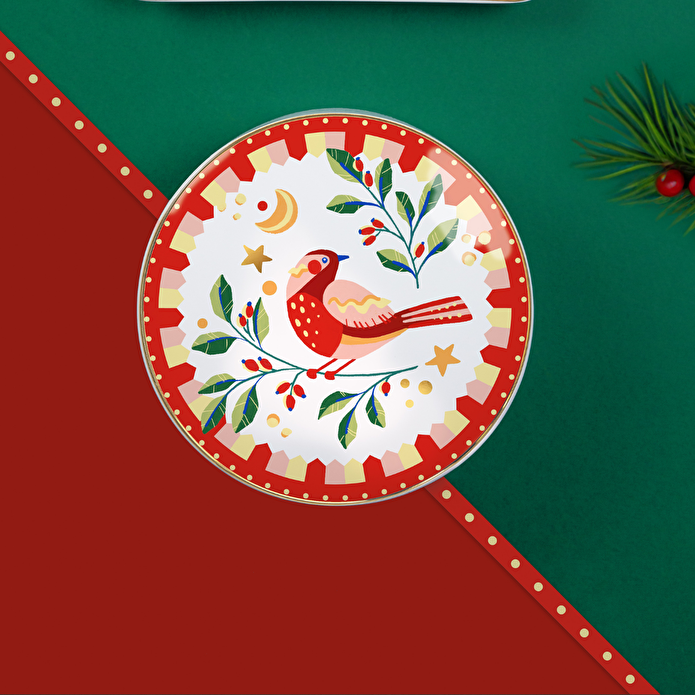 Baci Milano Mamma Mia Yılbaşı Temalı Yuvarlak Kutu