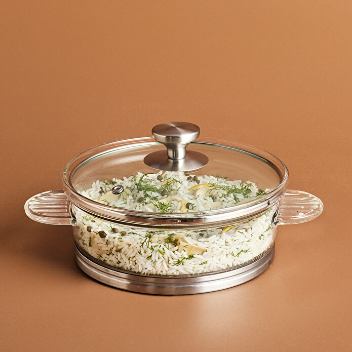 Karaca York Borosilikat Cam Tencere 18 cm