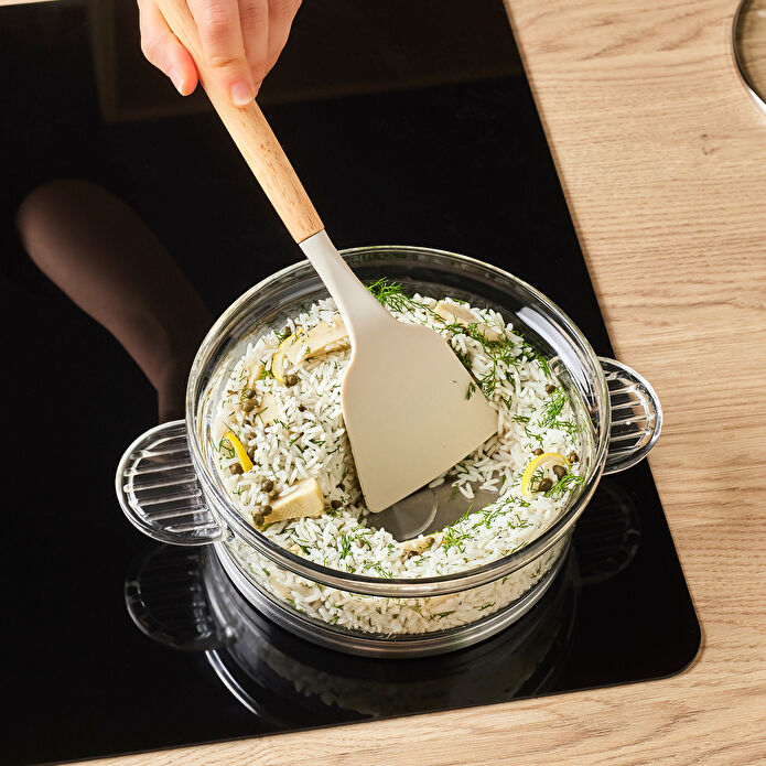 Karaca York Borosilikat Cam Tencere 18 cm