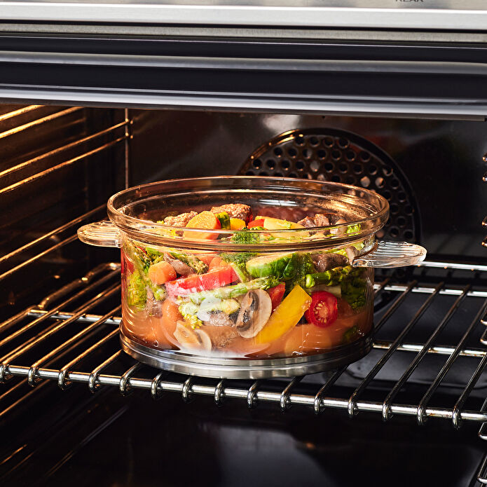 Karaca York Borosilikat Cam Tencere 20 cm