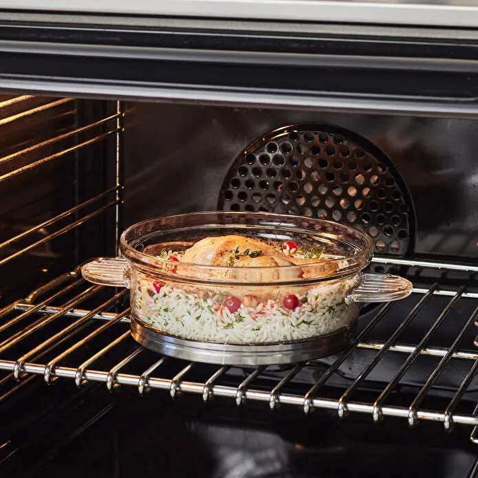 Karaca York Borosilikat Cam Buhar Tenceresi 18 cm