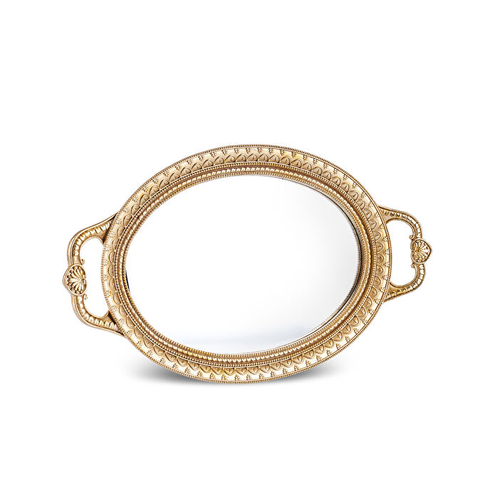 Karaca Home Melinda Dekoratif Tepsi 23x4,5x39 cm