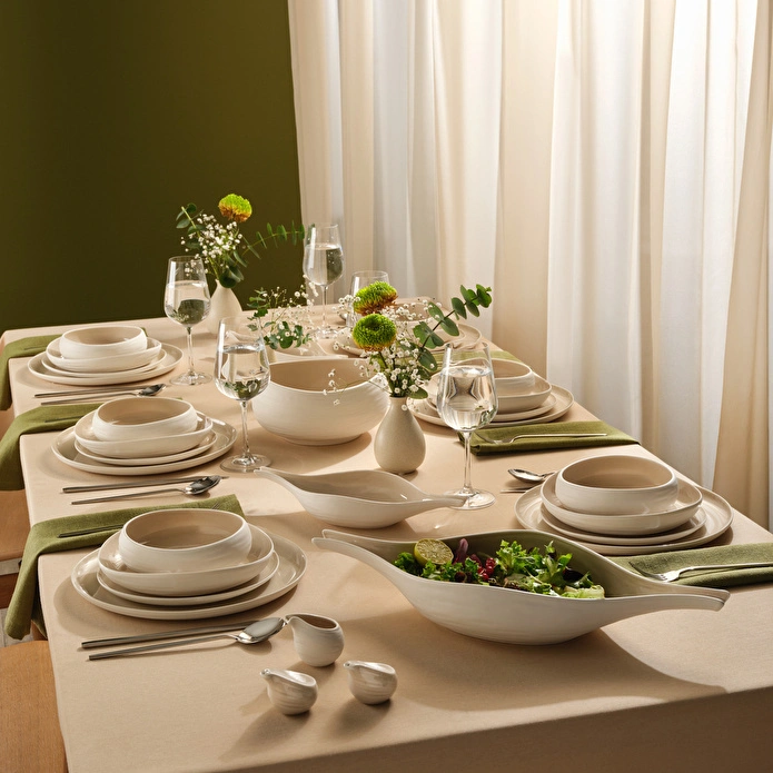 Karaca Earth Collection Clay 55 Parça 12 Kişilik Yemek Takımı Bej