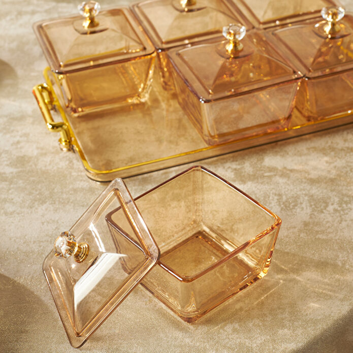 Karaca Home Laura 6'lı Dekoratif Sunumluk Rose