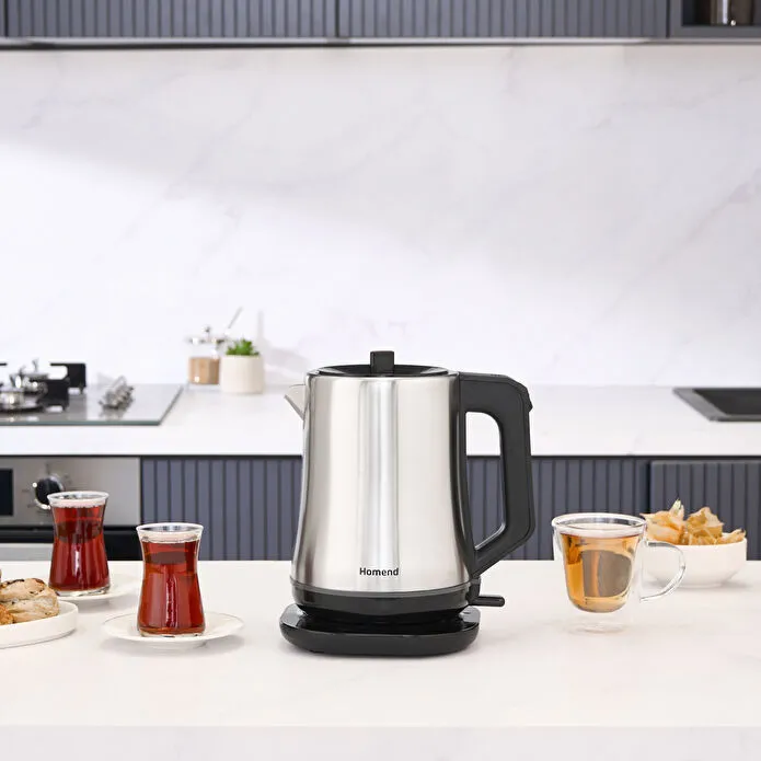 Homend Royaltea Elegant 1777H Inox Çay Makinesi Siyah