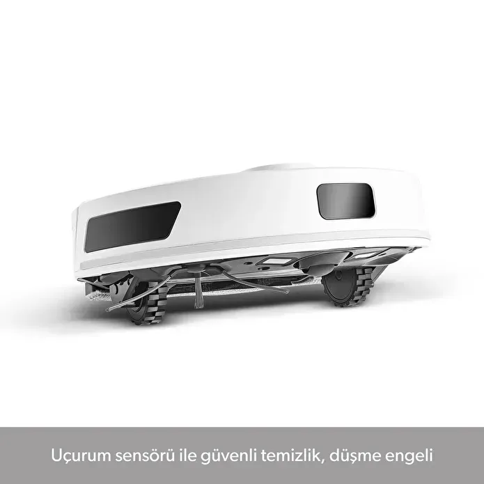 Homend Alex Laser Power 1289H Otomatik Boşaltım Sistemli Yeni Nesil Moplu 5 KPA Robot Süpürge Beyaz