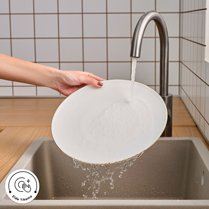 Karaca Fine Pearl Extra Chanak 55 Parça 12 Kişilik Yemek Takımı Gold