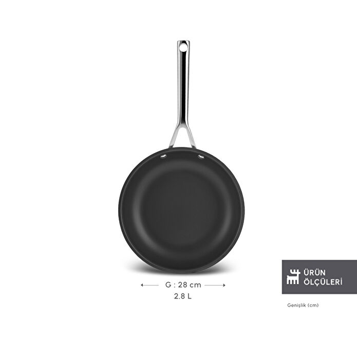 Karaca Plasma Steel 316+ 3Ply Tava 28 cm