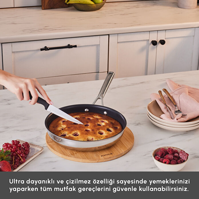 Karaca Plasma Steel 316+ 3Ply Tava 30 cm