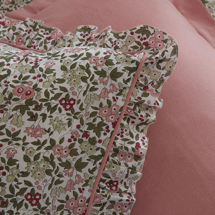 Karaca Home Minay 52 tel %100 Pamuk Çift Kişilik Nevresim Takımı Pembe