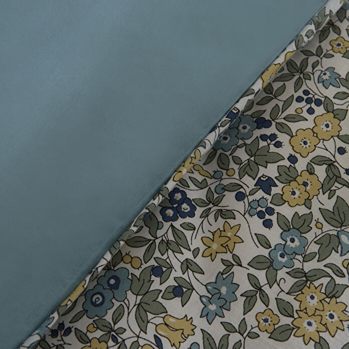 Karaca Home Minay 52 tel %100 Pamuk Çift Kişilik Nevresim Takımı Mavi