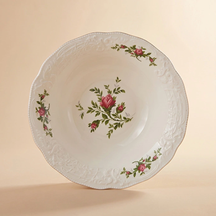 Karaca Vintage Rose Salata Kasesi 23 cm
