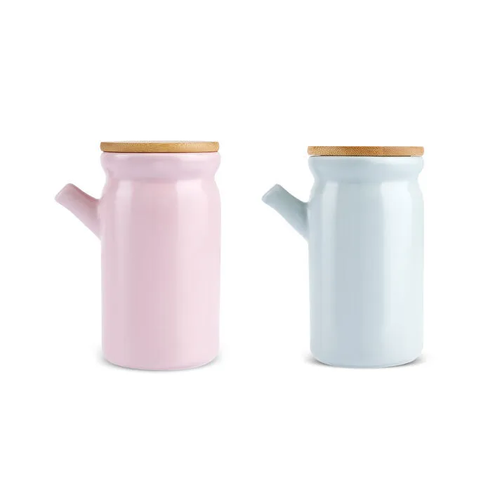 Karaca Portobello Bambu Kapaklı Yağlık ve Sirkelik