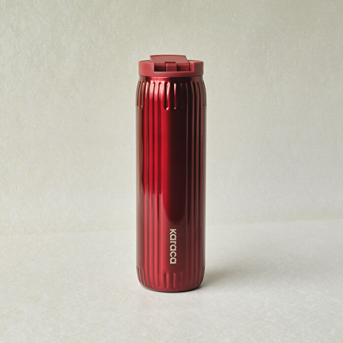 Karaca Rimo Sızdırmaz Çelik Termos 600 ml Kırmızı