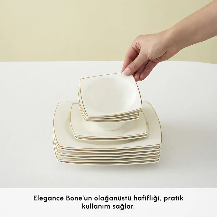 Karaca Elegance Bone Jamie 26 Parça 6 Kişilik Kahvaltı Takımı