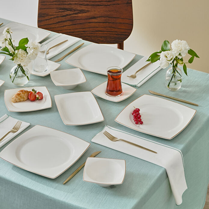 Karaca Elegance Bone Jamie 26 Parça 6 Kişilik Kahvaltı Takımı