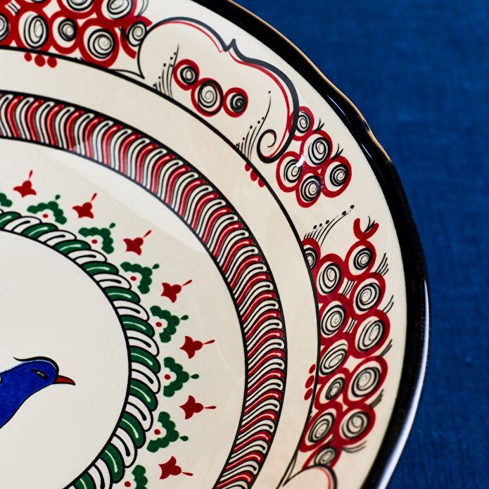 Karaca İznik Serisi Kuş Salata Kasesi 24 cm