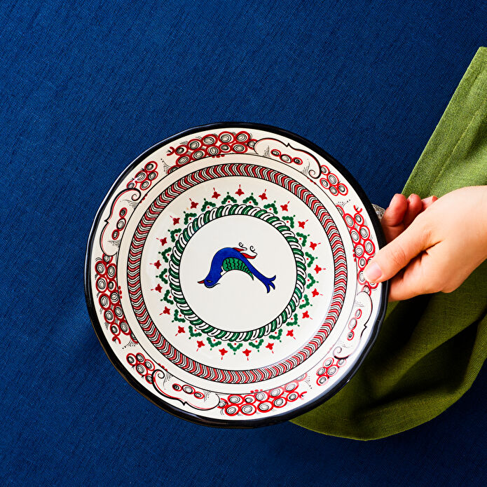 Karaca İznik Serisi Kuş Salata Kasesi 24 cm