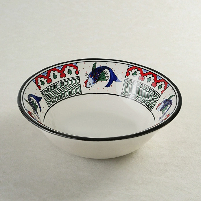 Karaca x Ömür Akkor İznik Balık Çerezlik 14 cm