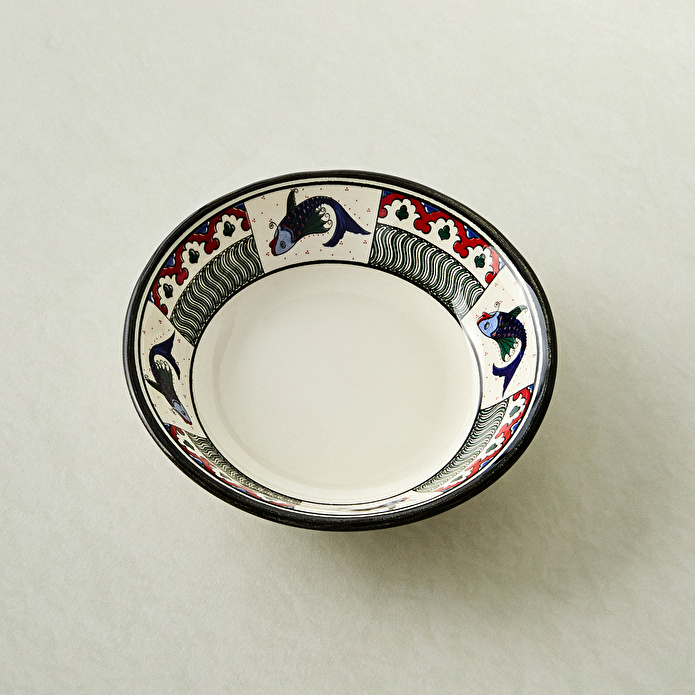 Karaca x Ömür Akkor İznik Balık Çerezlik 14 cm