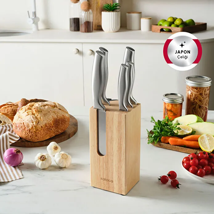 Karaca Samuray Force Japon Çeliği 6 Parça Bıçak Seti