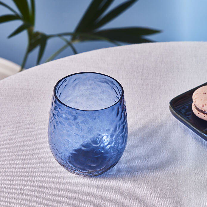 Karaca Amalfi Akrilik Su Bardağı 370 ml Marine Blue