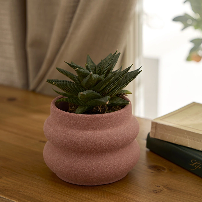 Karaca Home Valeria Saksı 14,5x14,6x10,8 cm