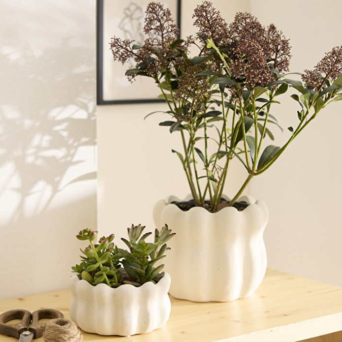 Karaca Home Valeria Saksı 19,3x19,x16,2 cm